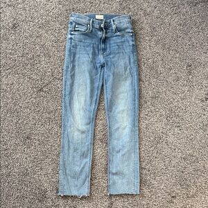 MOTHER Light Blue Denim Jeans